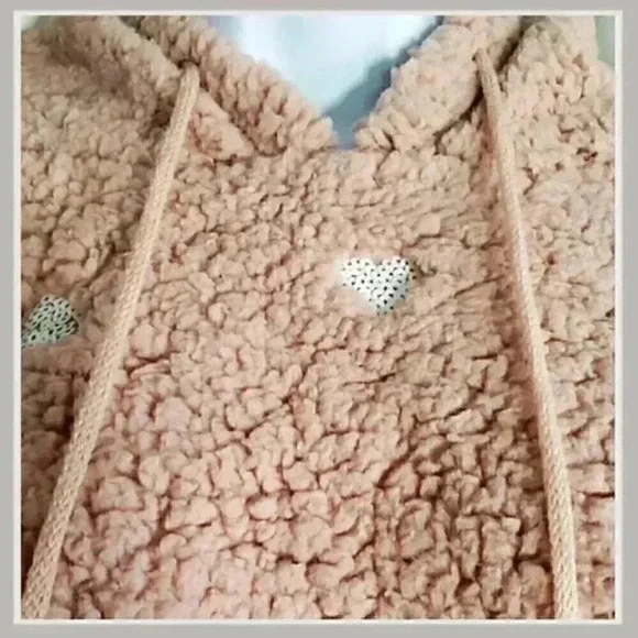 Miss Chievous Pink Fleece Heart Sweatshirt - Picture 4 of 7
